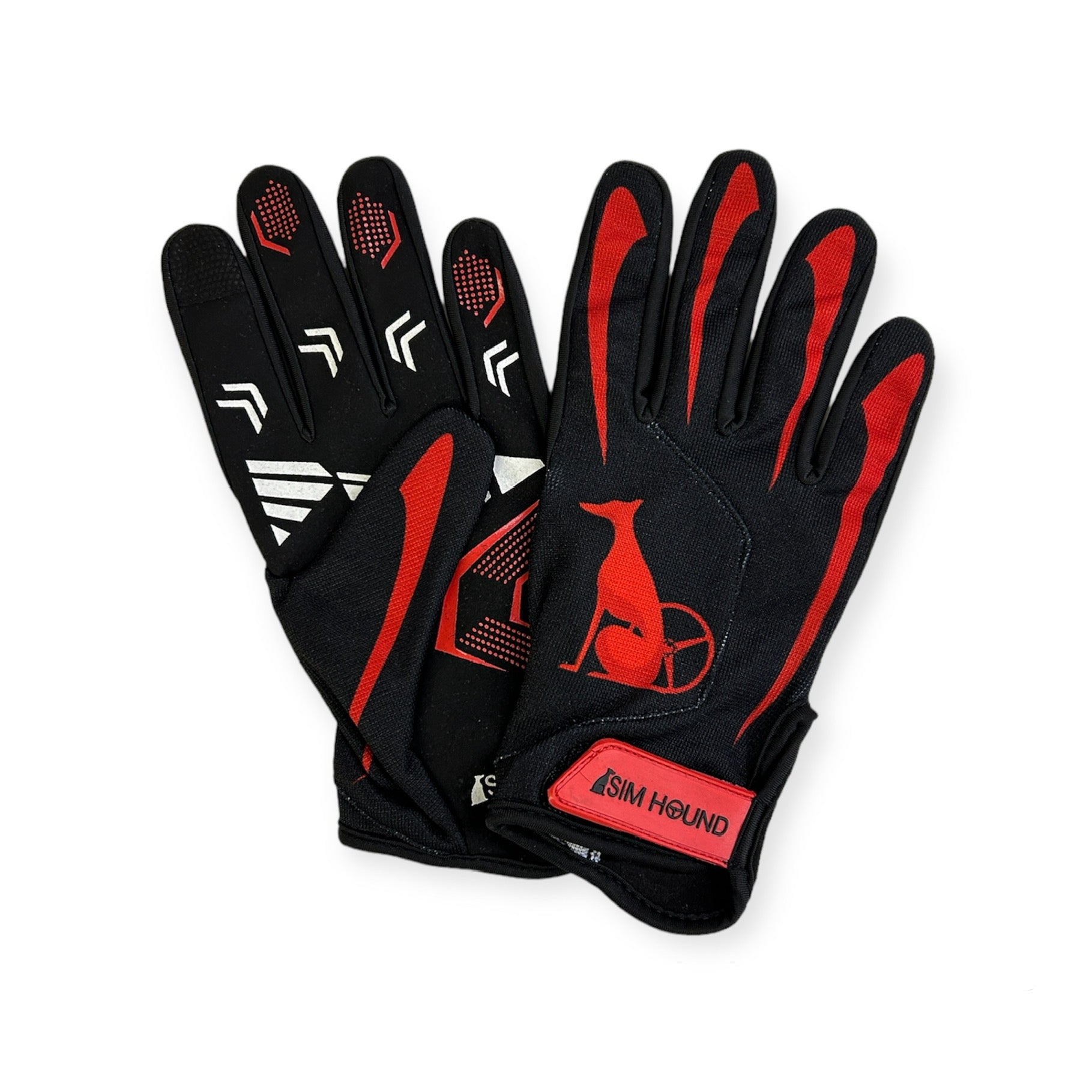 Sim Hound Gloves - Black & Red *Limited Edition*