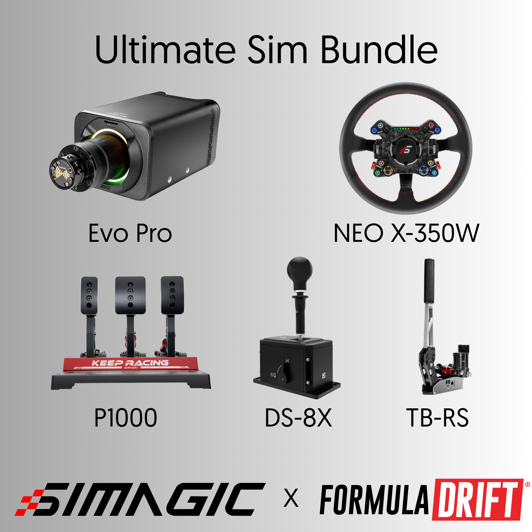 EVO Pro + NEO X-350W + P1000 + DS-8X + TB-RS