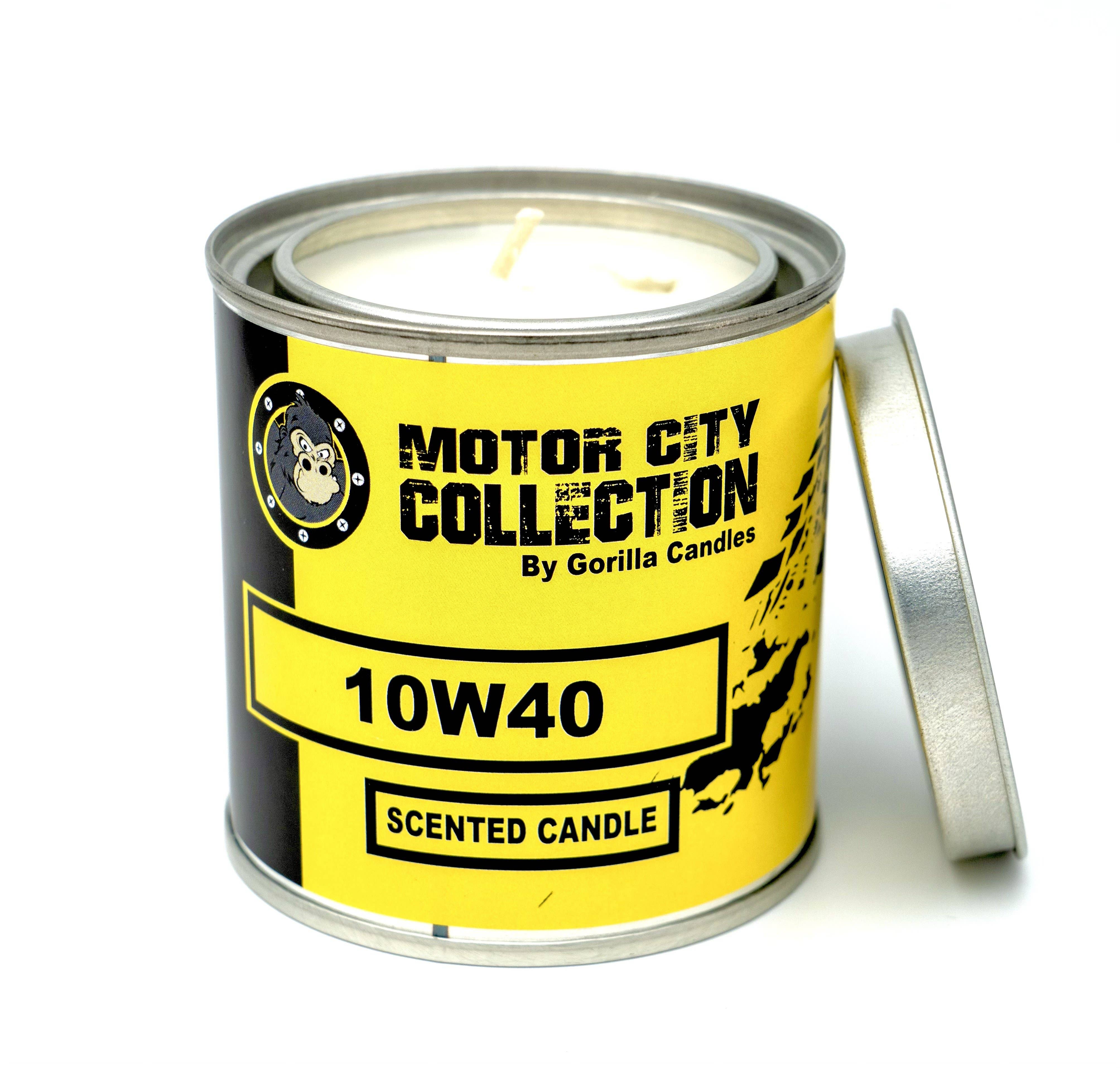 10W-40 Scented Candle