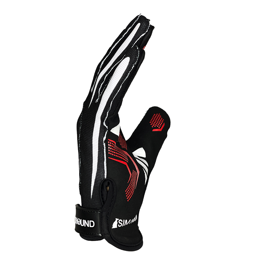 Sim Hound Gloves - External Stitching - Black