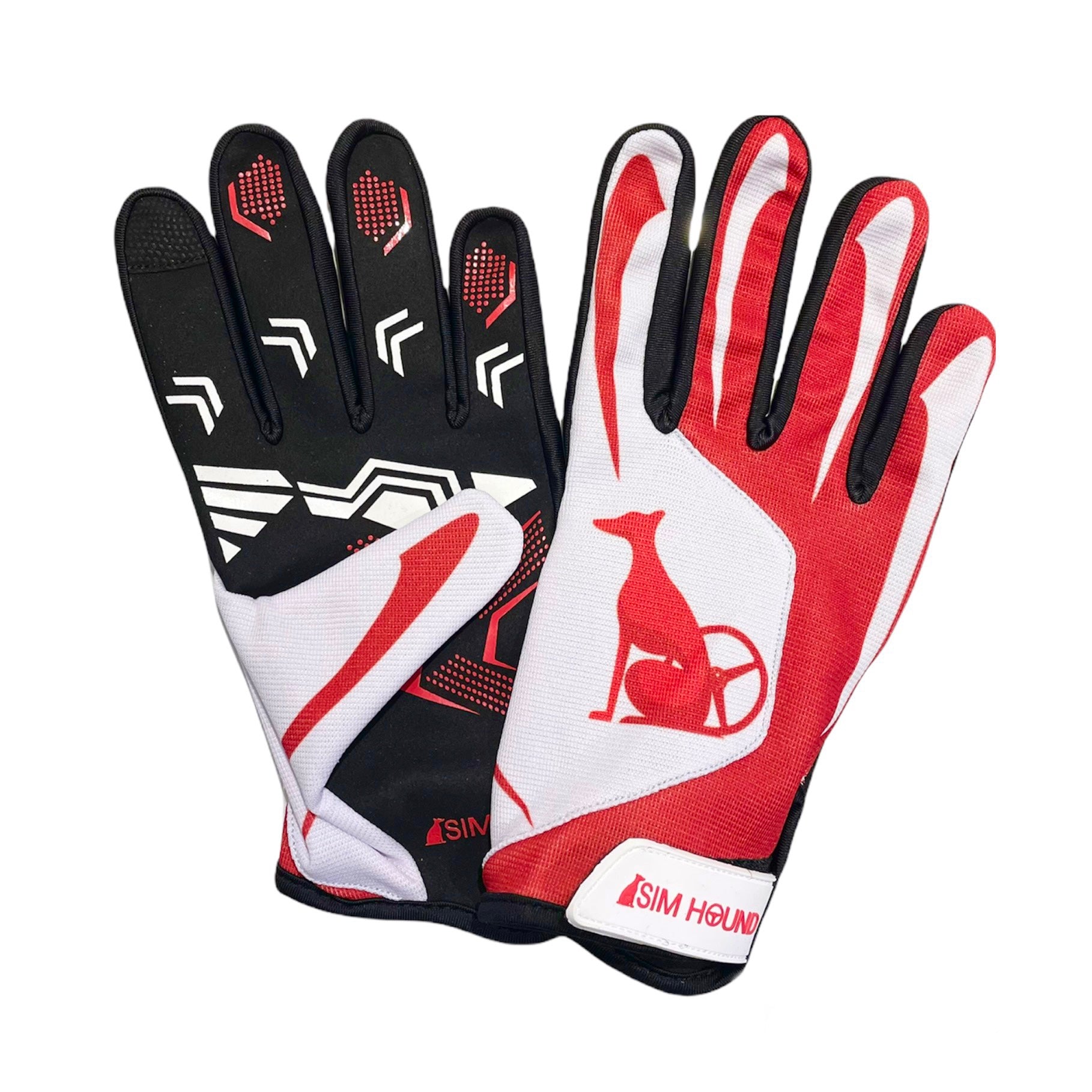 Sim Hound Gloves - Red