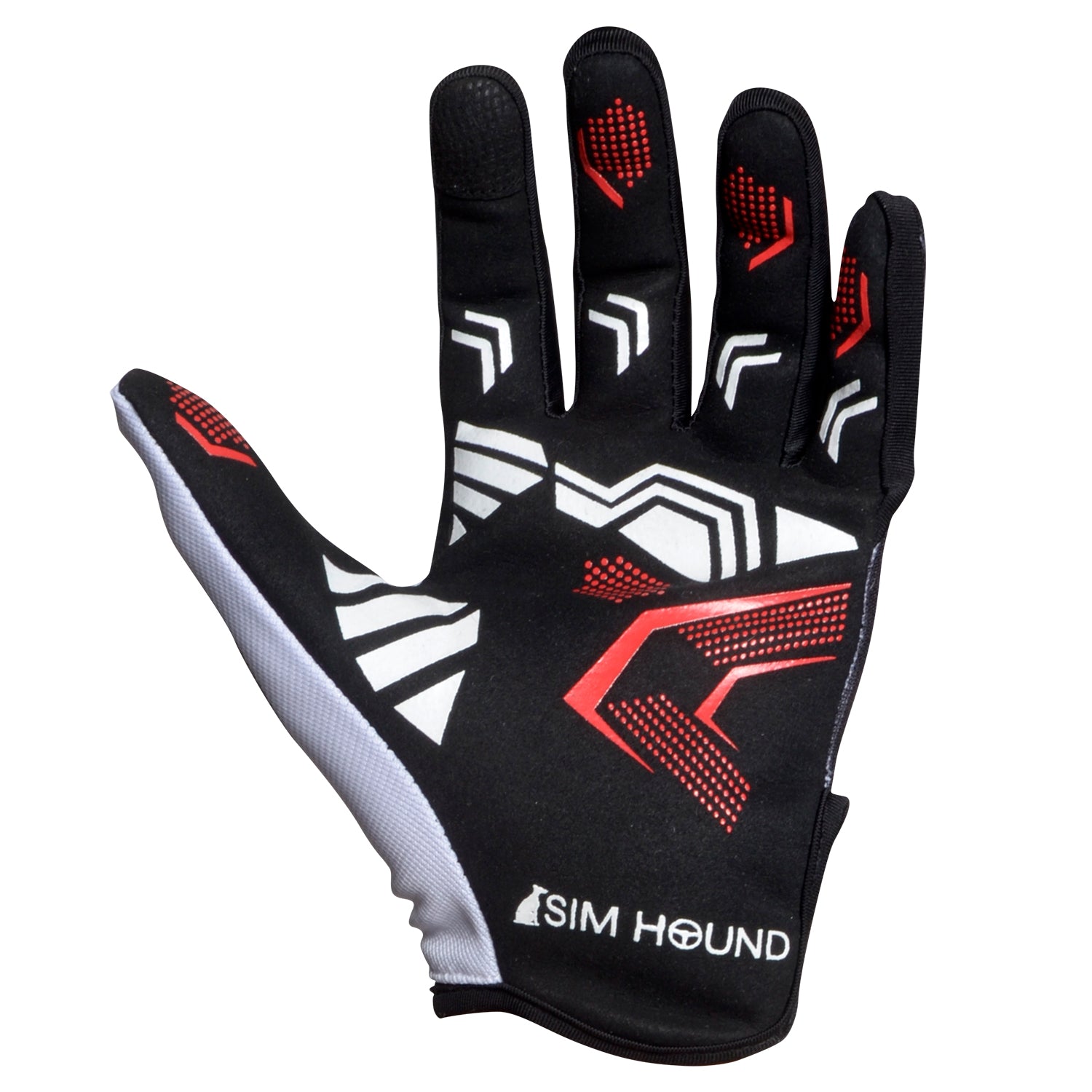 Sim Hound Gloves - Black & White