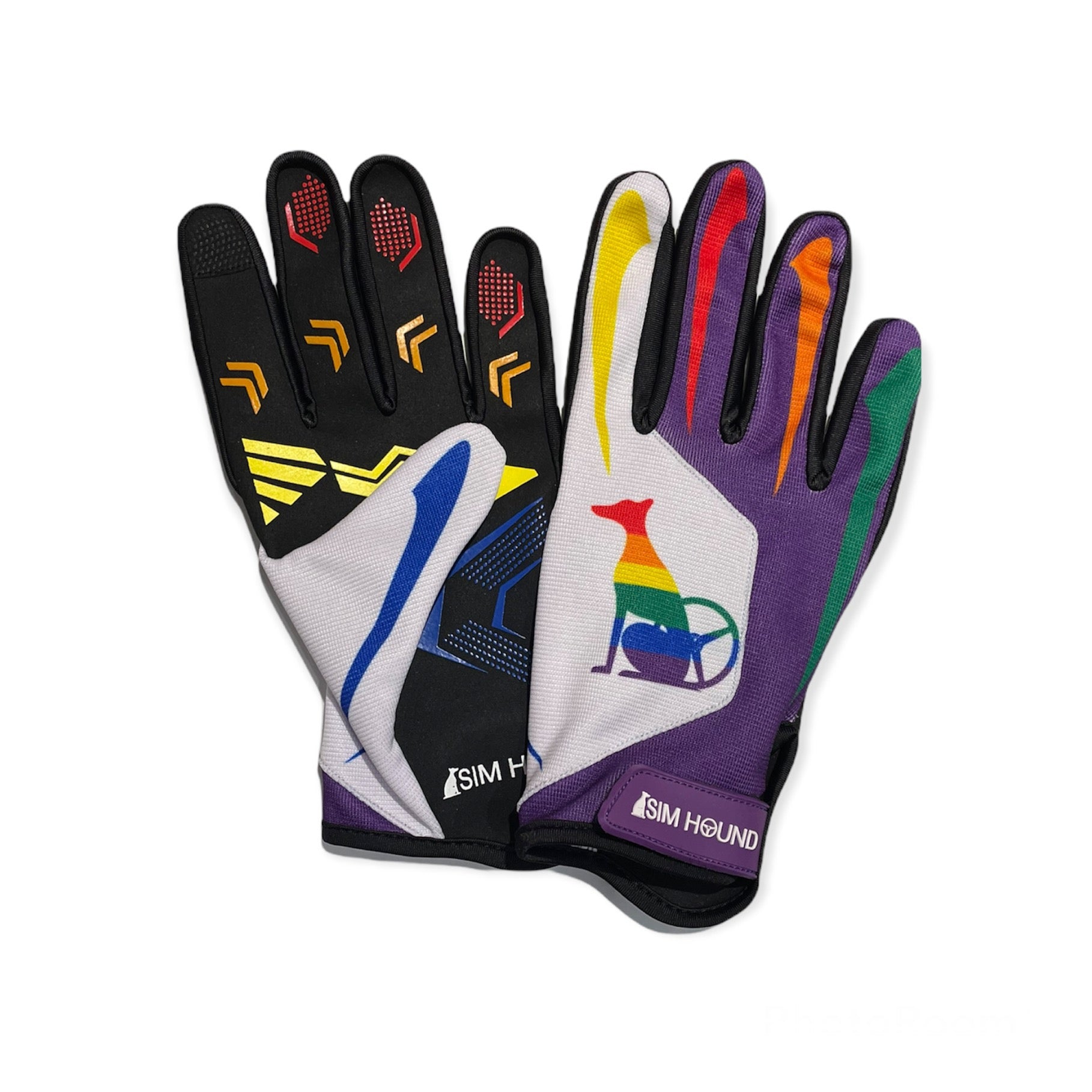 Sim Hound Gloves - Rainbow