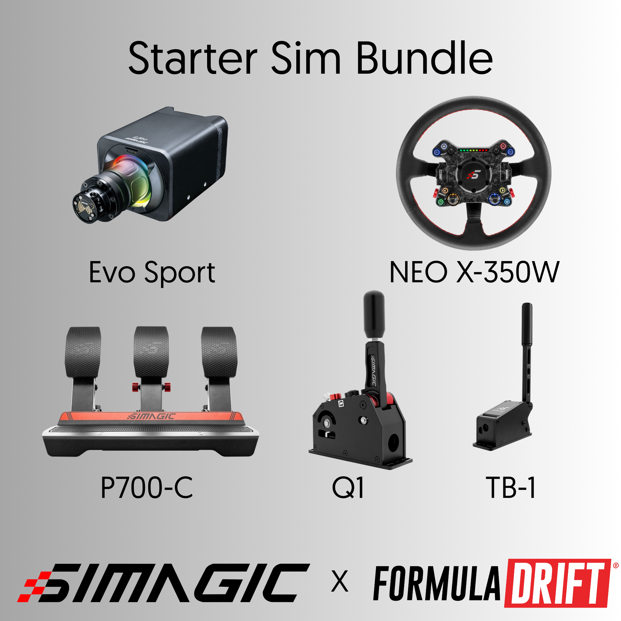 EVO Sport + NEO X-350W + P700-C +Q1 + TB1