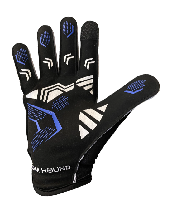 Sim Hound Gloves - External Stitching - Blue